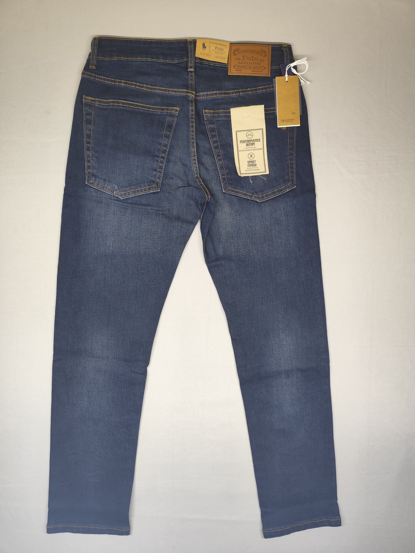 POLO RALPH RURAL-JEANS-NAVY-ANKLE FIT