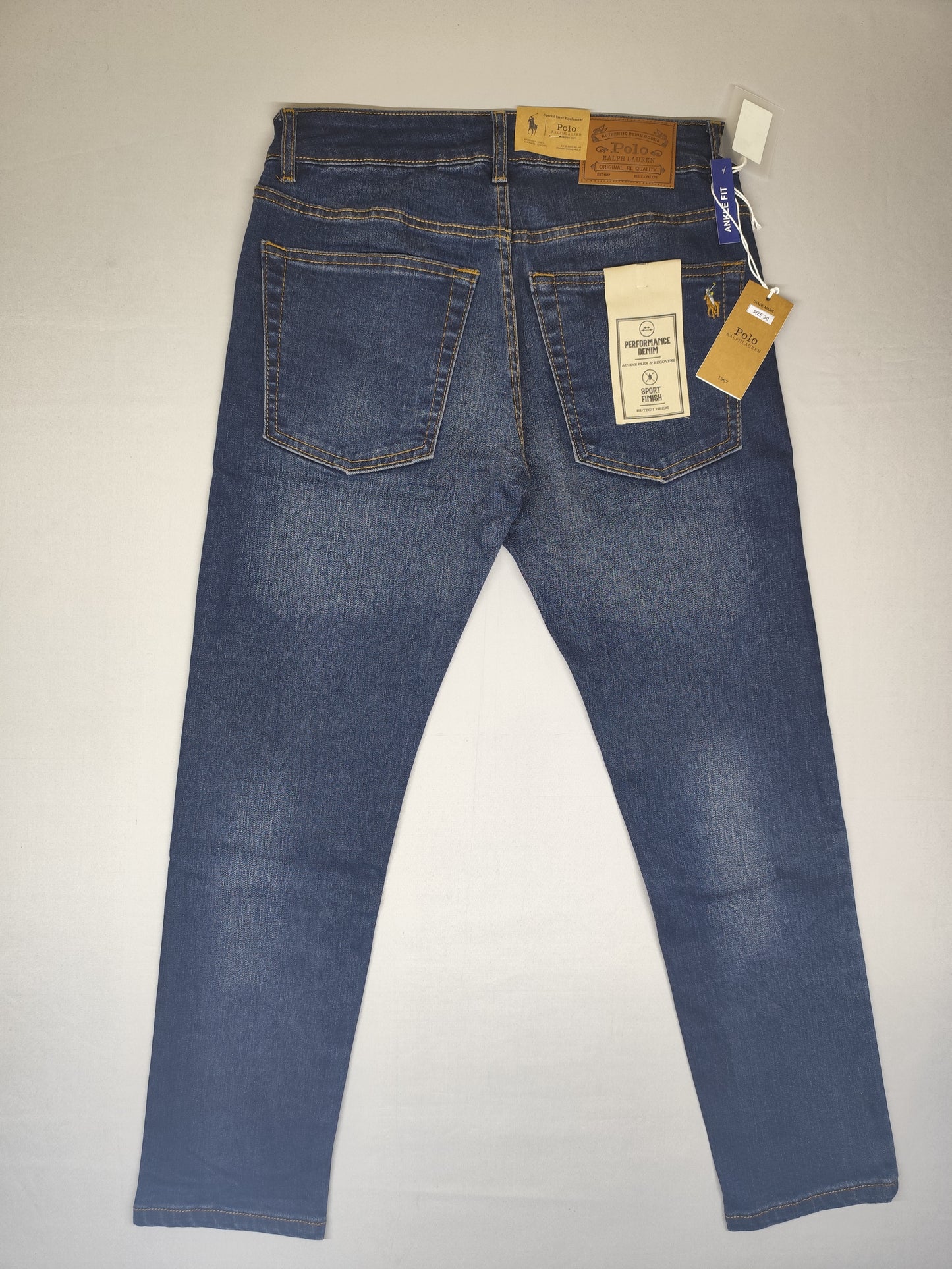 POLO RALPH RURAL-JEANS-NAVY-ANKLE FIT