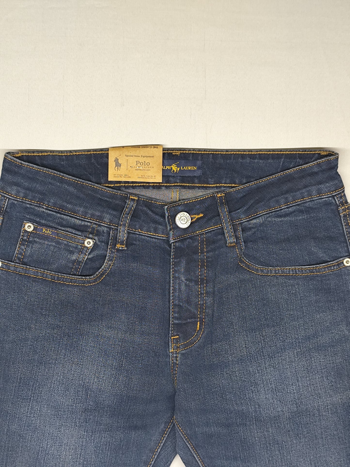 POLO RALPH RURAL-JEANS-NAVY-ANKLE FIT