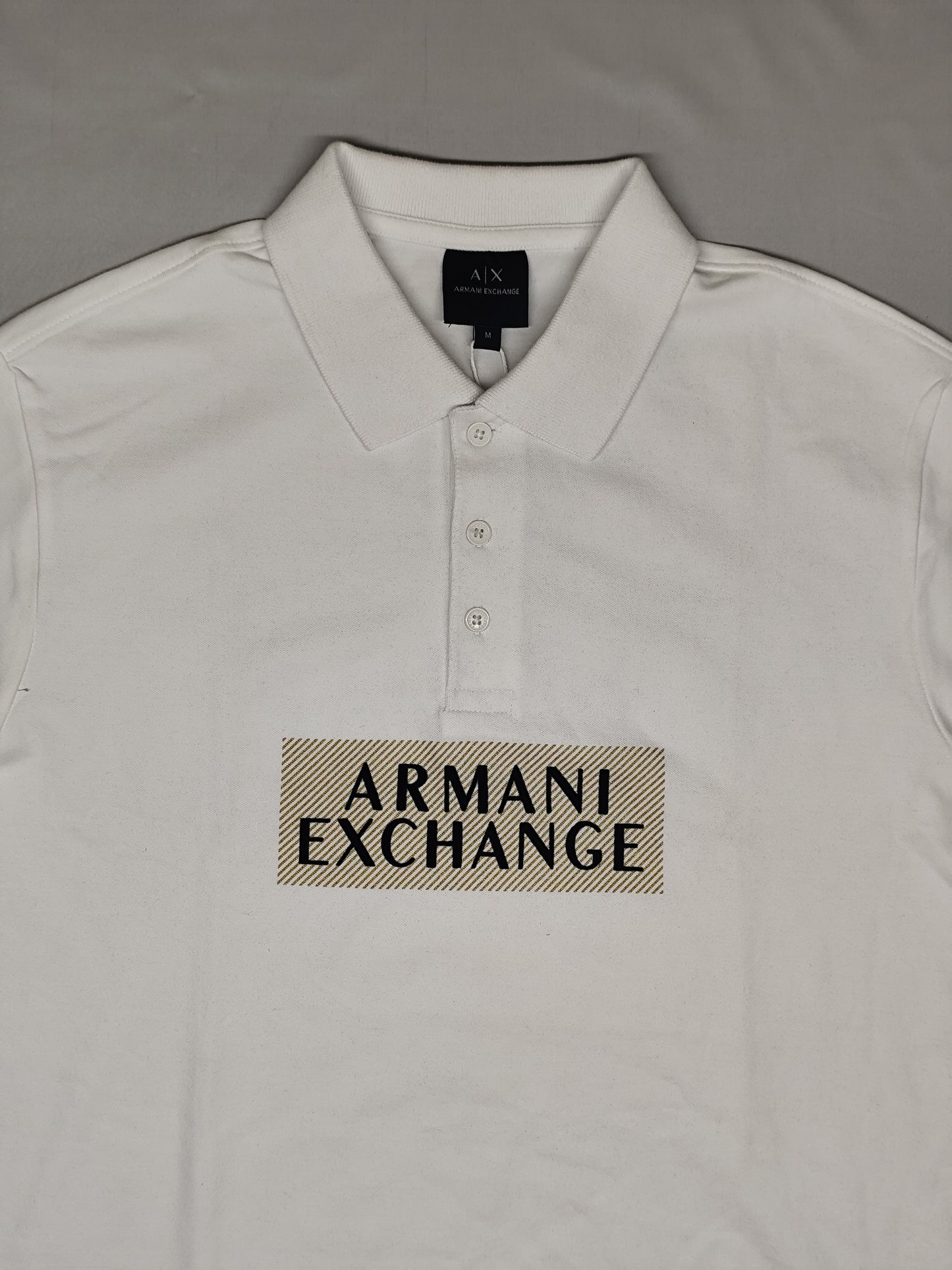 ARAMANI EXCHANGE-Polo-WHITE-