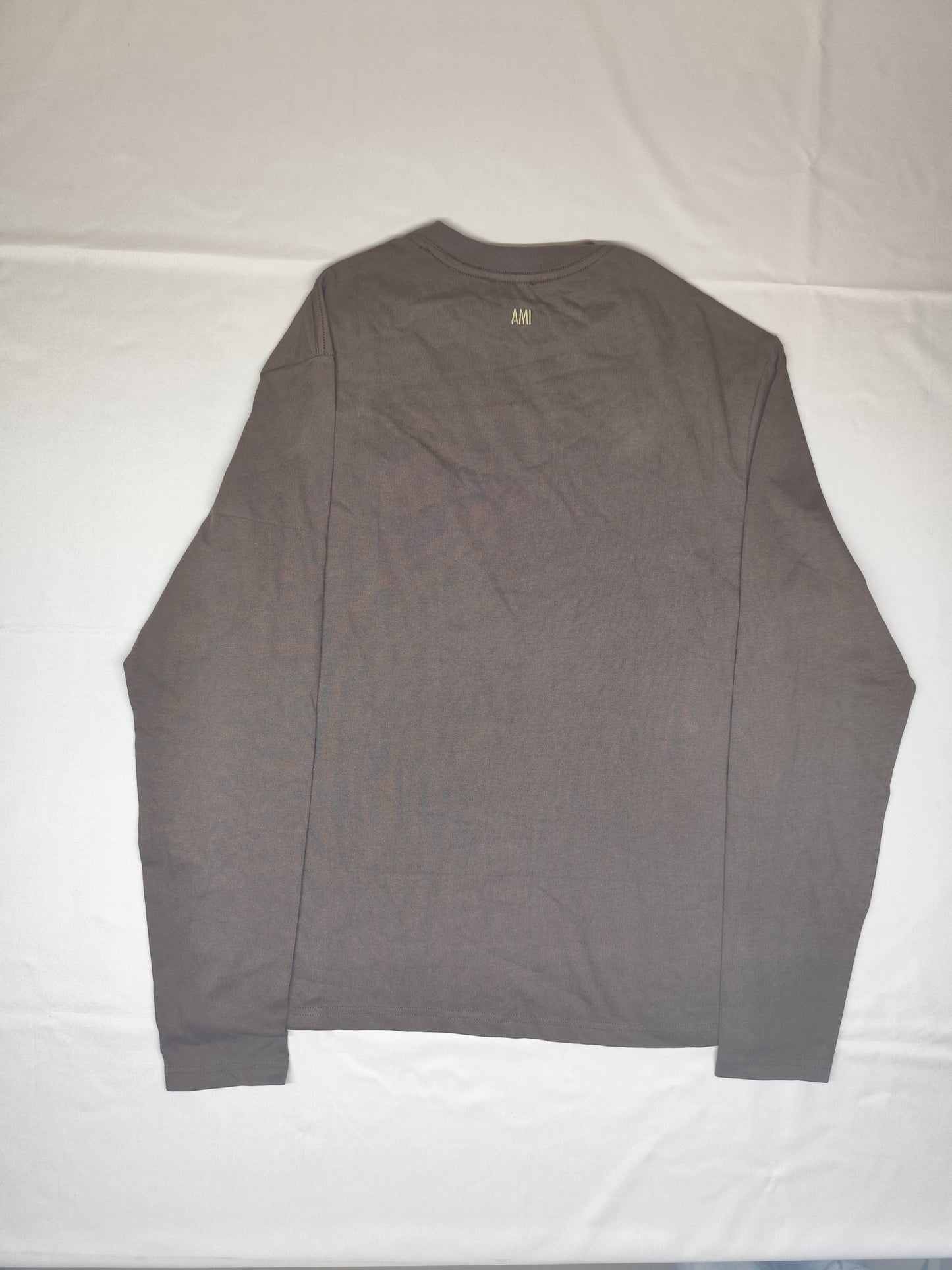 AMI-Sweat shirt-CHARCOAL-