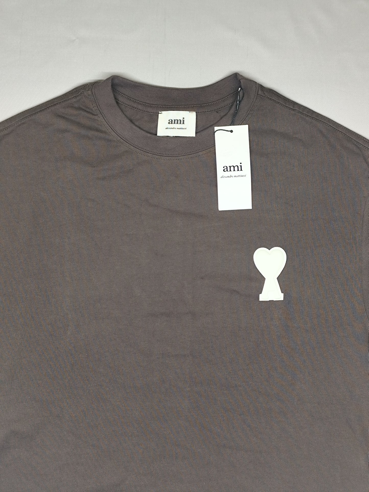 AMI-Sweat shirt-CHARCOAL-