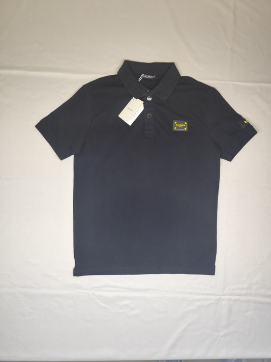 BALMAIN-Polo-BLACK-