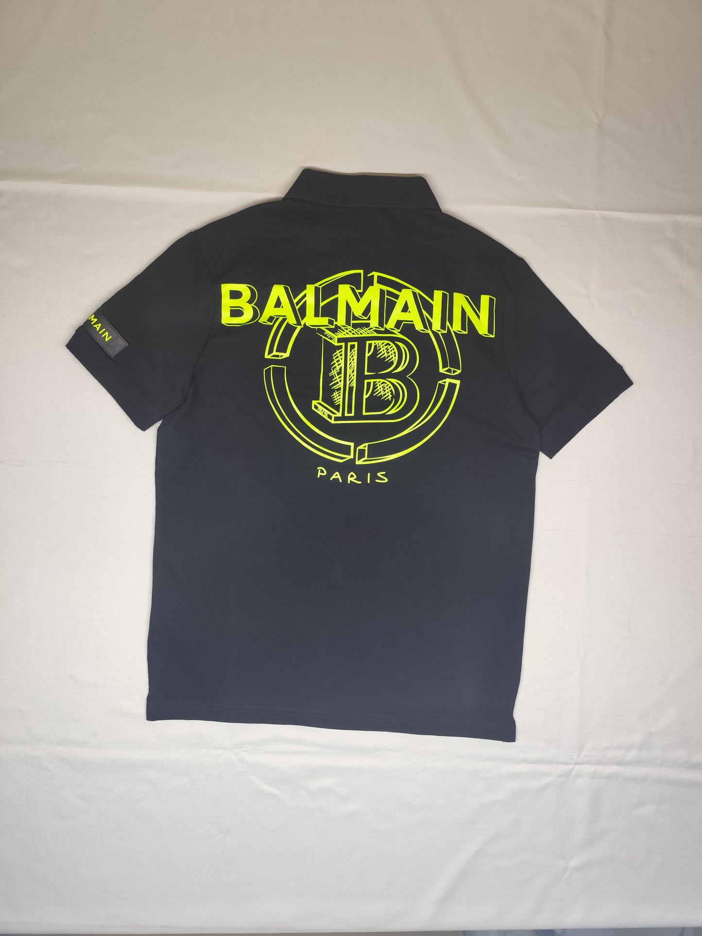 BALMAIN-Polo-BLACK-