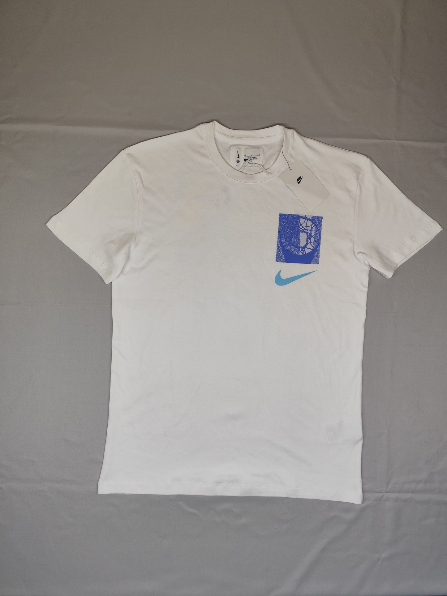 NIKE-Round neck-WHITE-