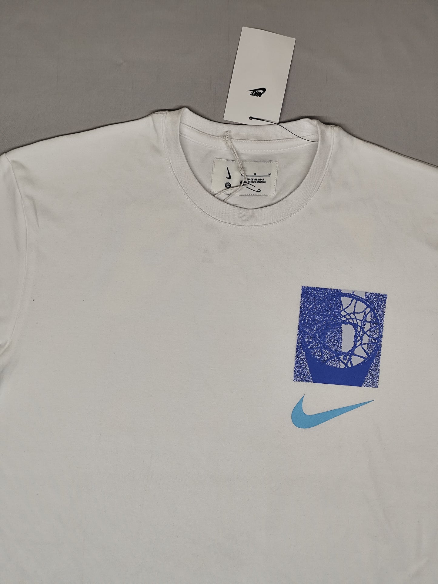 NIKE-Round neck-WHITE-