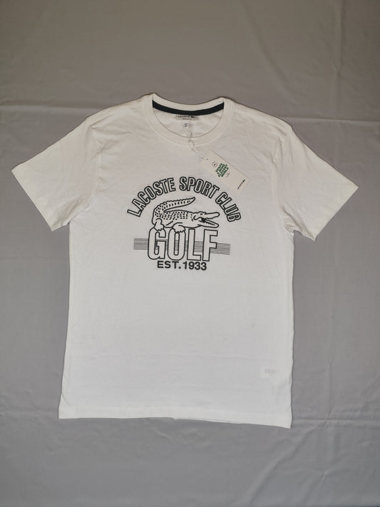LACOSTE-Round neck-WHITE-Regular Fit