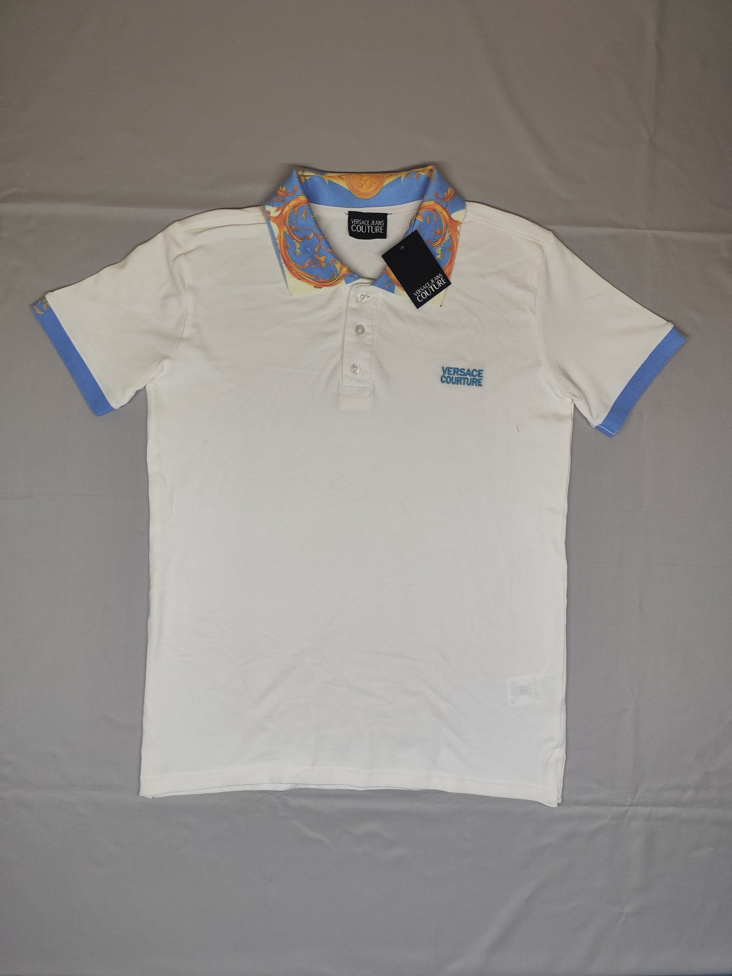 VERSACE-Polo-WHITE-Old MONEY
